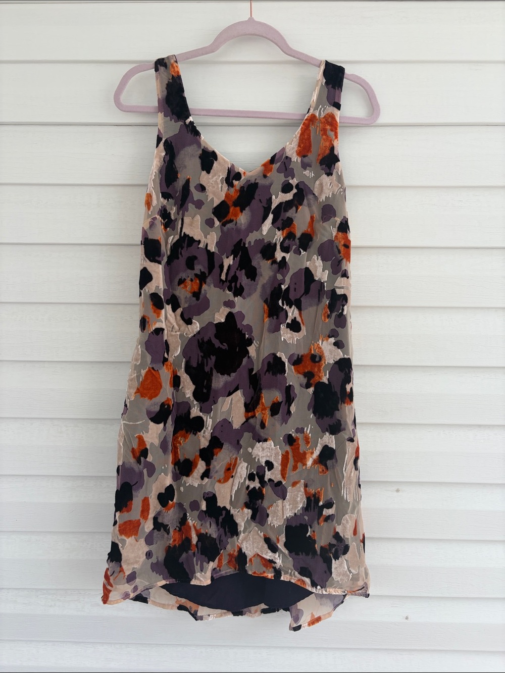 Cabi Radiant Velvet Burnout Slip Dress XS Floral Velvet Sheer Dress Abstract